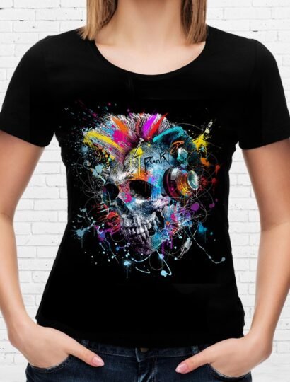 T-shirt Skull Color