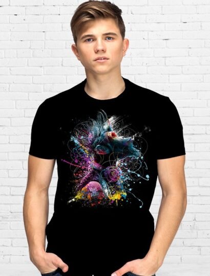 T-shirt Cool Monkey Color