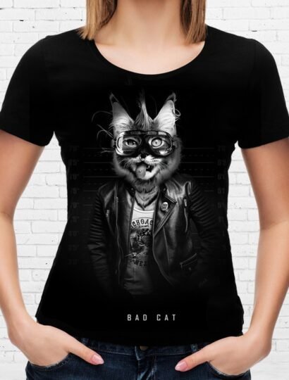 T-shirt Bad cat