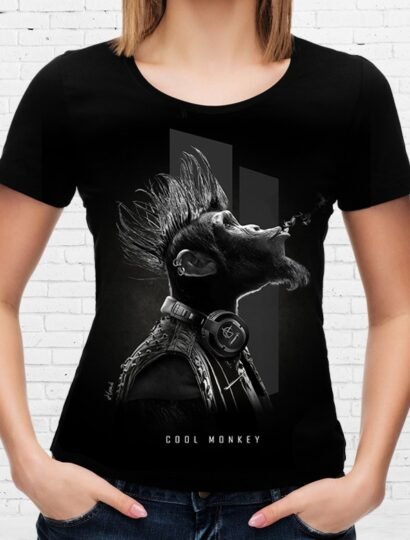 T-shirt Cool Monkey