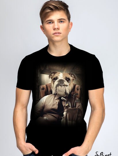 T-shirt Bulldog Golf
