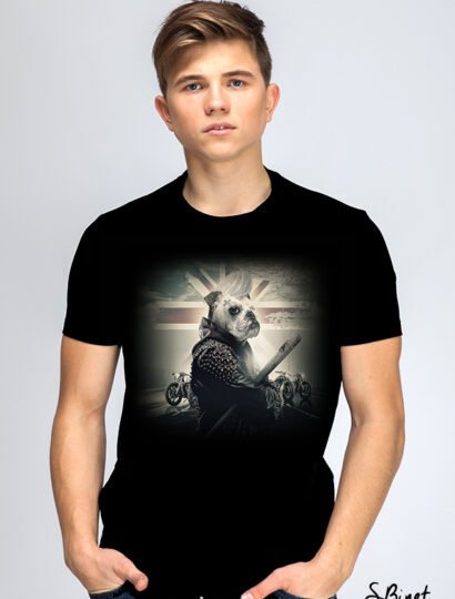 T-shirt Bulldog Motard Couleurs