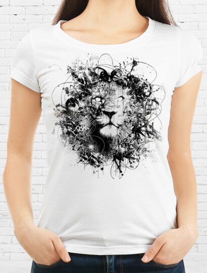 T-shirt Lion Tag
