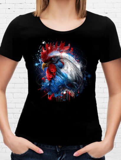 T-shirt Coq color