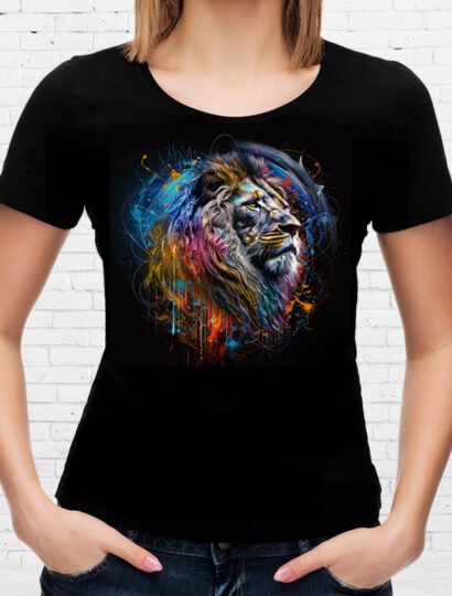 T-shirt Lion color