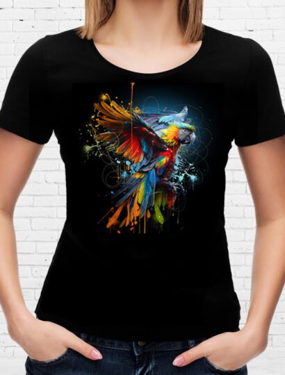 T-shirt Perroquet