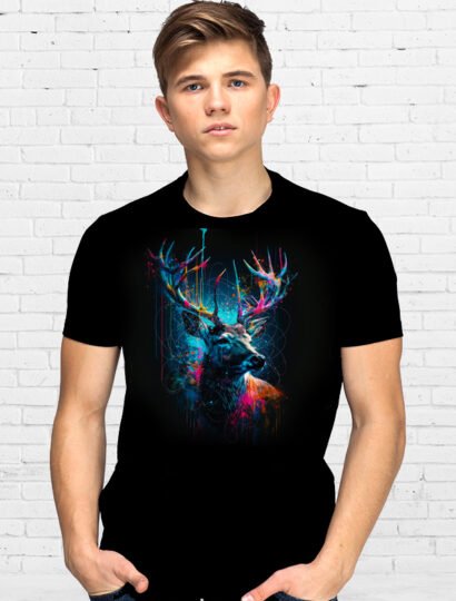 T-shirt Cerf color