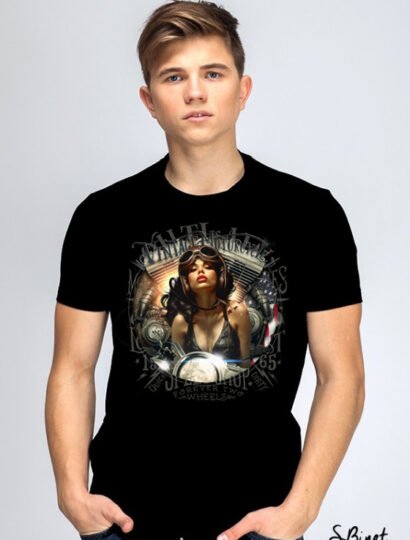 T-shirt Biker