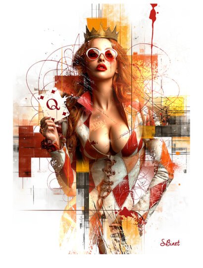 Tirage d’art "Dame de carreau" – Sylvain Binet