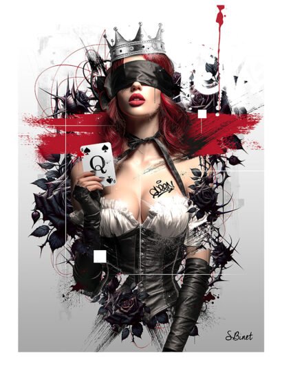 Tirage d’art "Dame de pique" – Sylvain Binet