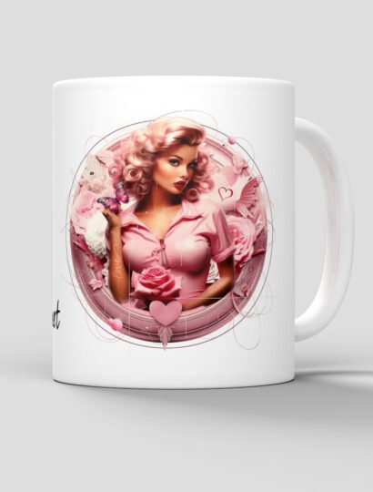 Mug Pinup Rose