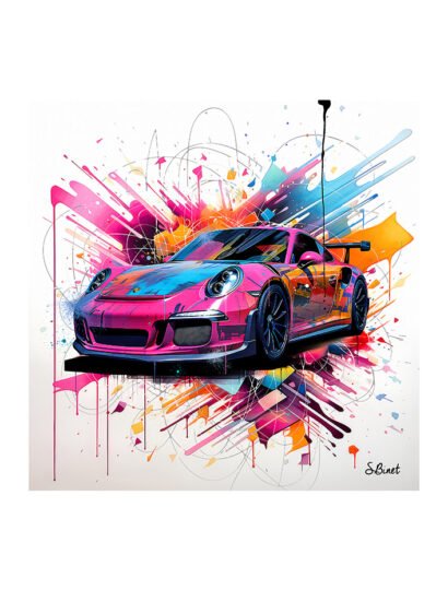 Tirage d’art "Porsche GT2 RS" – Sylvain Binet