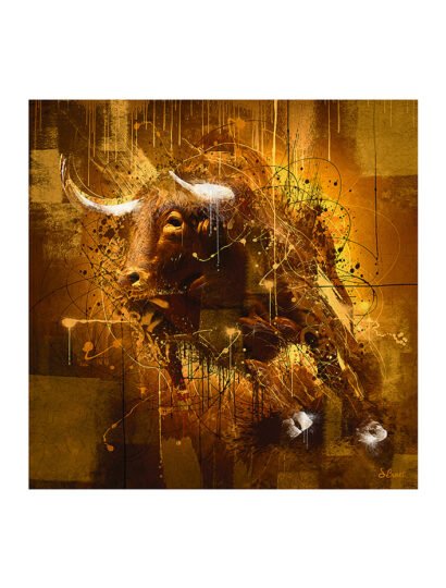 Tirage d’art "Taureau" – Sylvain Binet