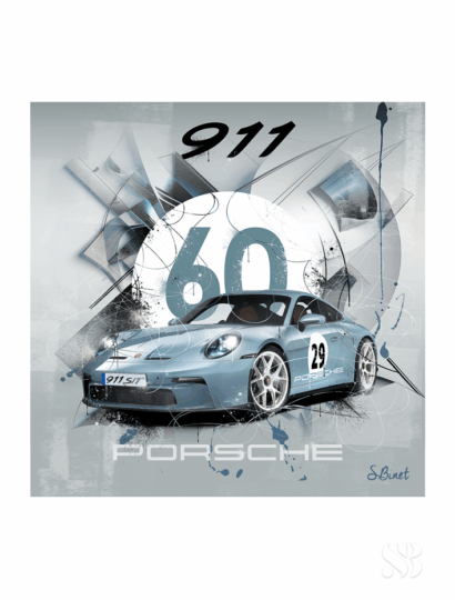 Tirage d’art "Porsche 911 ST" – Sylvain Binet
