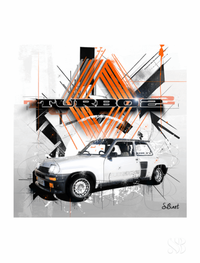 Tirage d’art "Renault Turbo 2" – Sylvain Binet