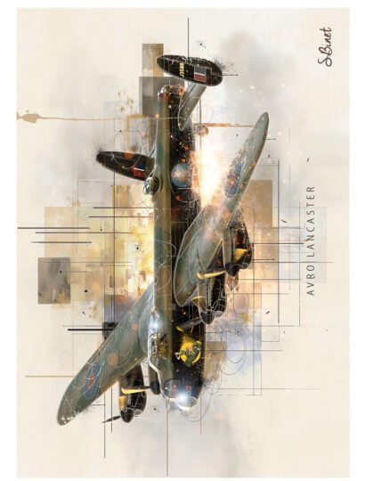Tirage d’art "Avro Lancaster" – Sylvain Binet