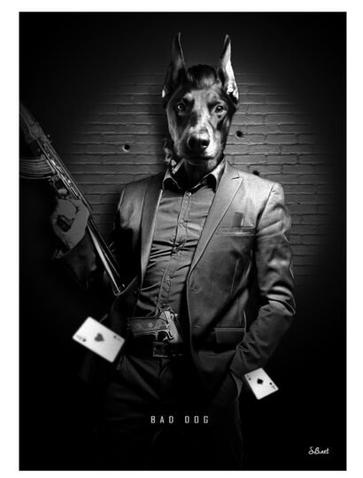 Tirage d’art "Bad Dog" – Sylvain Binet