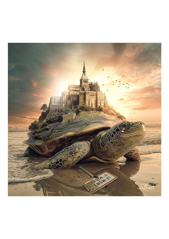 Tirage d’art "Le Mont Saint Michel" – Sylvain Binet