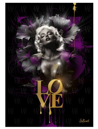 Tirage d’art "Marilyn Love" – Sylvain Binet