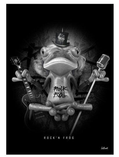 Tirage d’art "Rock N'Frog" – Sylvain Binet