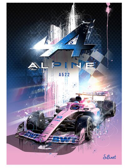 Tirage d’art "Alpine A522" – Sylvain Binet