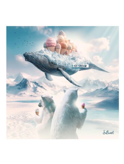 Tirage d’art "La Baleine" – Sylvain Binet