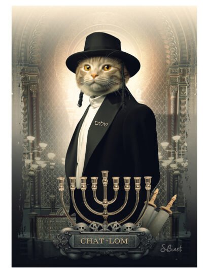 Tirage d’art "Chat-lom" – Sylvain Binet