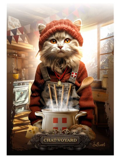 Tirage d’art "Chat-voyard" – Sylvain Binet