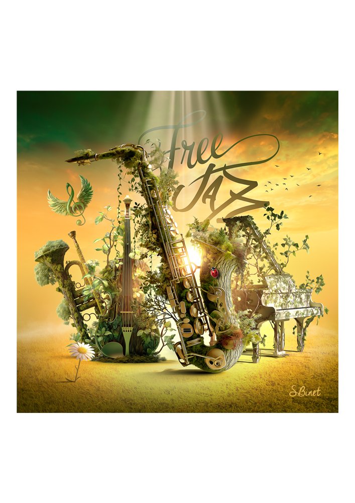 Tirage d’art "Free Jazz" – Sylvain Binet