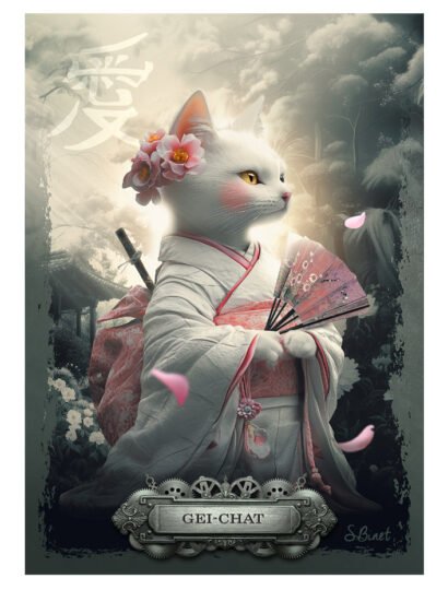 Tirage d’art "Gei-chat" – Sylvain Binet