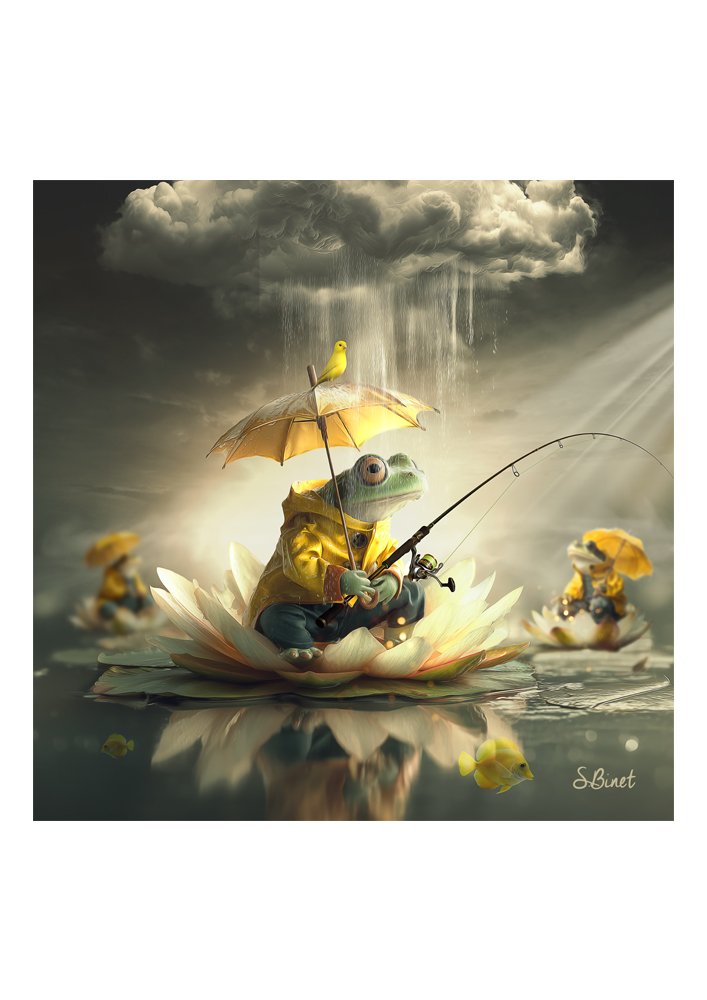 Tirage d’art "Grenouille" – Sylvain Binet