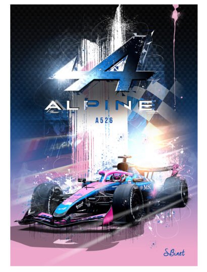 Tirage d’art "Alpine A526" – Sylvain Binet