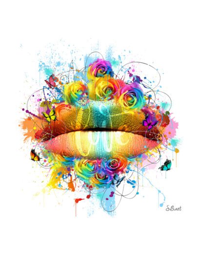 Tirage d’art "Bouche Color" – Sylvain Binet