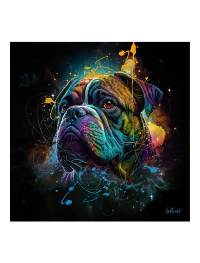 Tirage d’art "Bouledogue Color" – Sylvain Binet