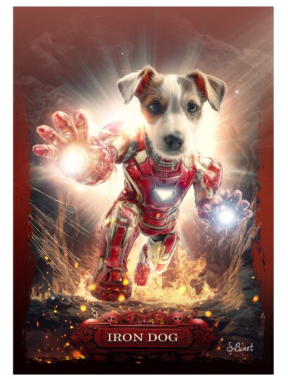 Tirage d’art "Iron Dog" – Sylvain Binet