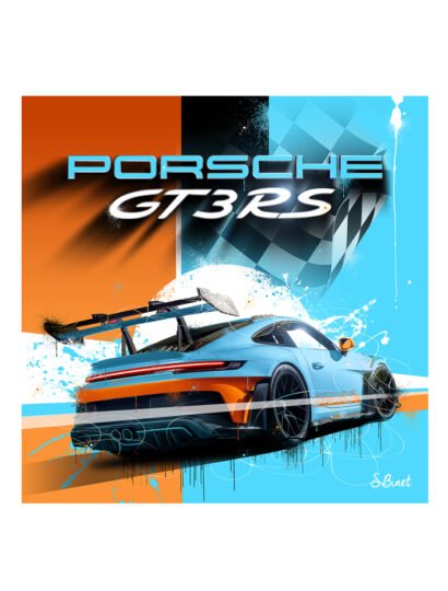 Tirage d’art "Porsche GT3RS" – Sylvain Binet
