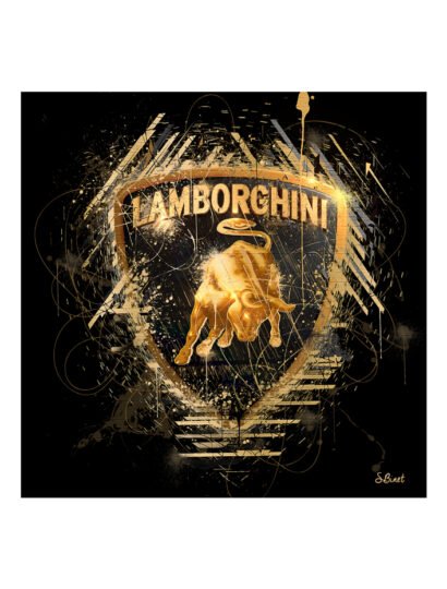 Tirage d’art "Logo Lamborghini" – Sylvain Binet