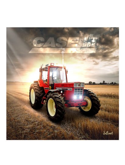 Tirage d’art "Tracteur Case IH" – Sylvain Binet
