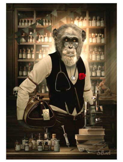 Tirage d’art "Vintage Doctor" – Sylvain Binet