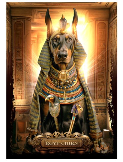 Tirage d’art "Egyp-Chien" – Sylvain Binet