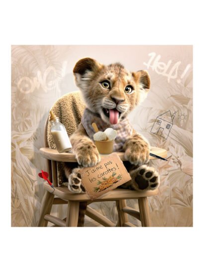 Tirage d’art "Lionceau" – Sylvain Binet