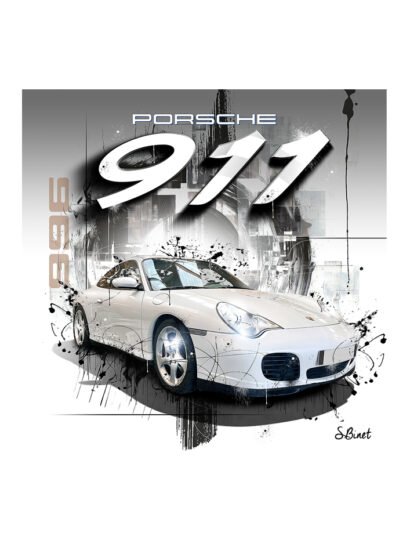 Tirage d’art "Porsche 996 4S" – Sylvain Binet