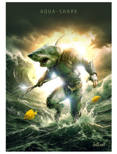 Tirage d’art "Aqua-Shark" – Sylvain Binet