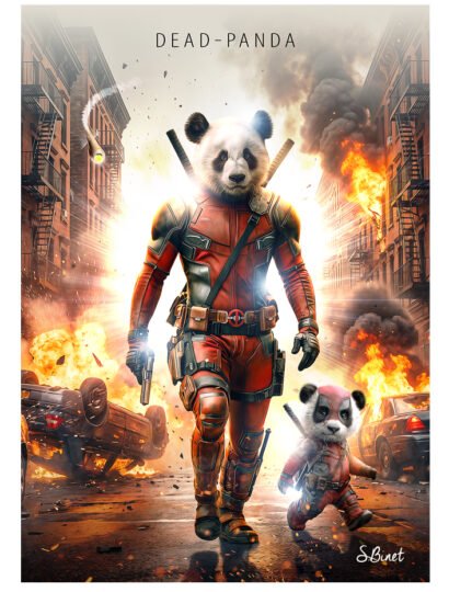 Tirage d’art "Dead-Panda" – Sylvain Binet