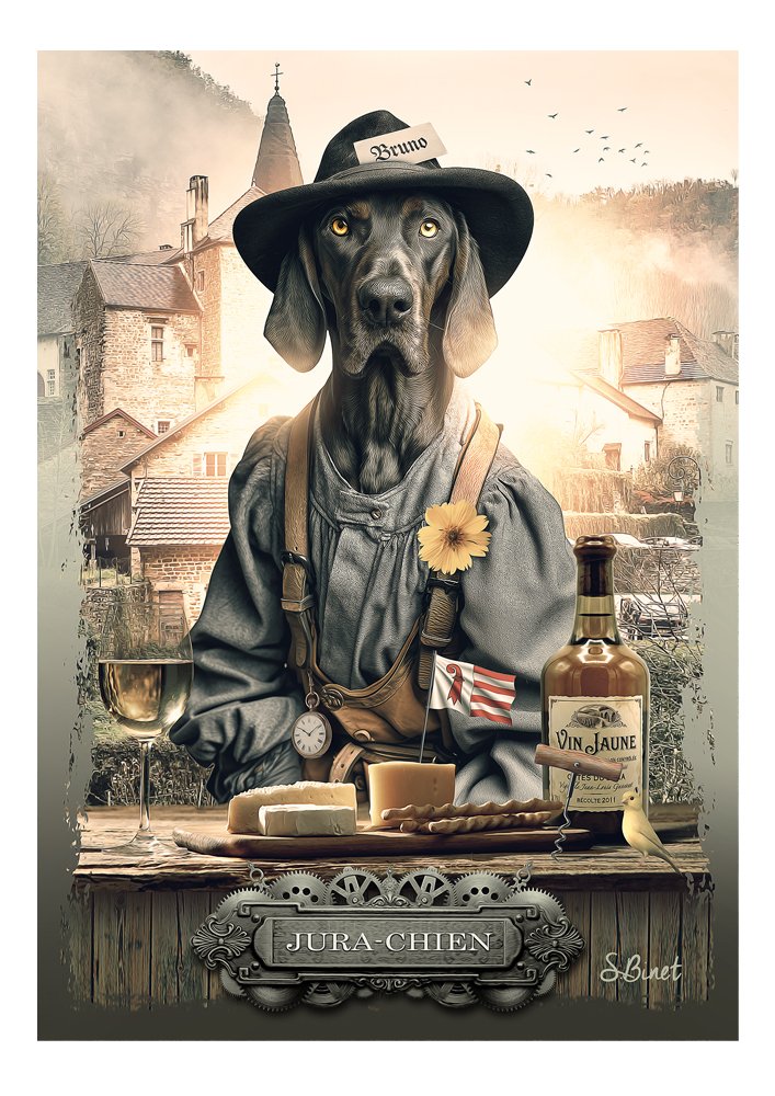 Tirage d’art "Jura-Chien" – Sylvain Binet