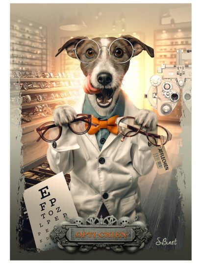Tirage d’art "Opti-Chien" – Sylvain Binet