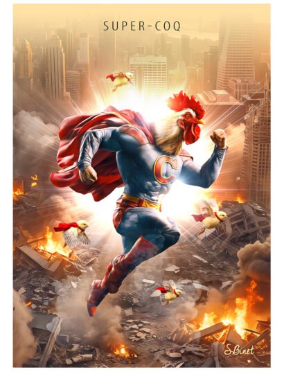 Tirage d’art "Super-Coq" – Sylvain Binet