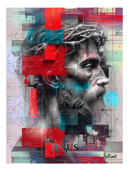 Tirage d’art "Jesus" – Sylvain Binet