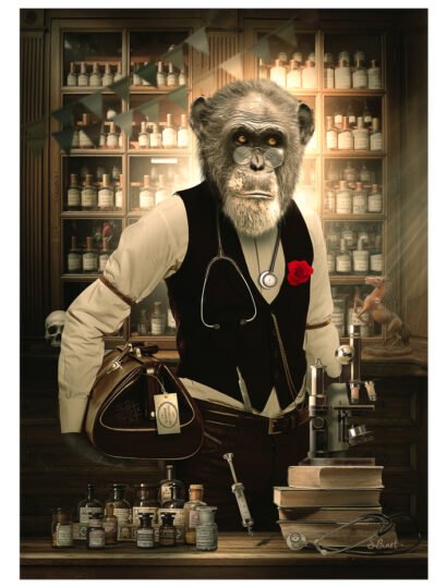 Tirage d’art "Vintage Doctor" – Sylvain Binet