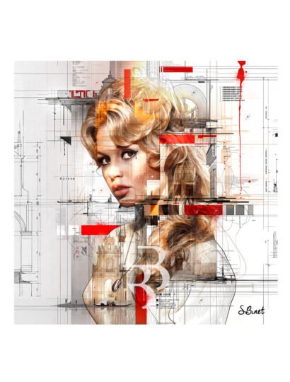 Tirage d’art "Brigitte Bardot" – Sylvain Binet